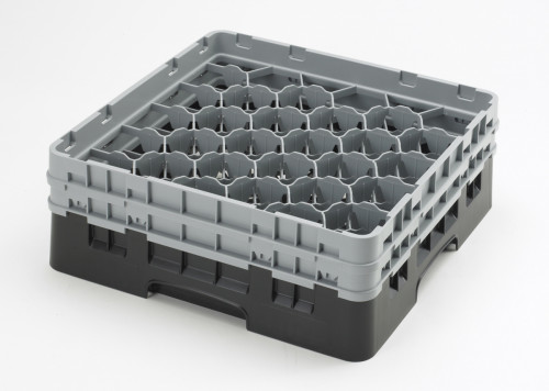 Casier lave-verres 30 compartiments 50x50x34,9 cm 7,94 cm 30 cm Camrack Cambro