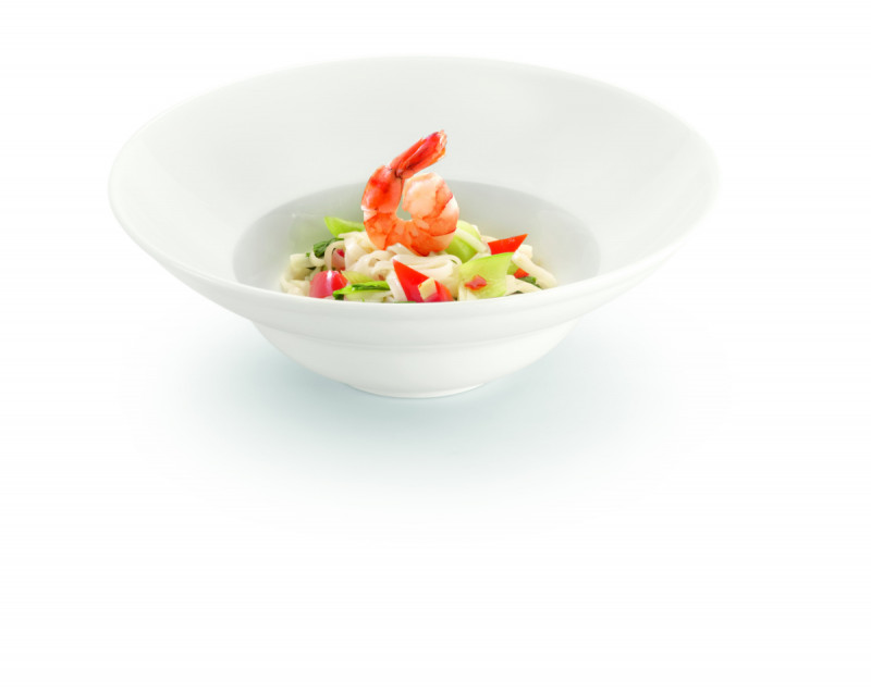 Assiette extra creuse rond ivoire porcelaine vitrifiée Ø 26 cm Classic Gourmet Rak