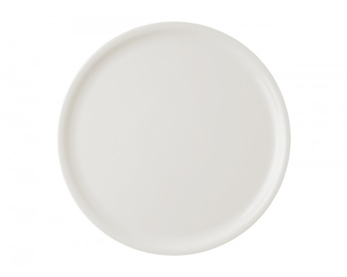 Assiette à pizza rond ivoire porcelaine vitrifiée Ø 33 cm Banquet Rak