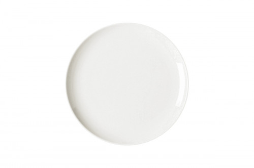 Assiette coupe plate rond ivoire porcelaine vitrifiée Ø 31 cm Nano Rak