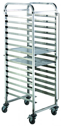 Chariot inox sens largeur Pâtissier 16 niveaux Pro.cooker
