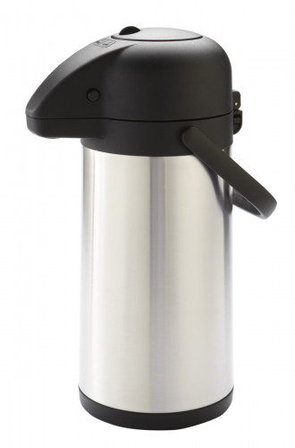 Pichet à pompe rond inox 250 cl Essentials Collection