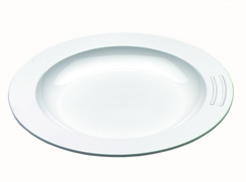 Assiette creuse rond blanc copolyester Ø 18 cm Vaisselle Copolyester Saint Romain