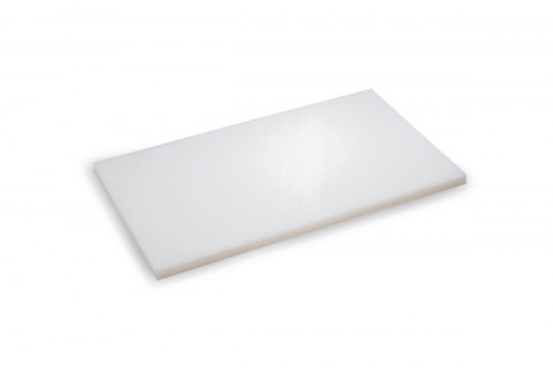 Planche à découper polyéthylène haute densité (pehd) blanc 53x32,5 cm GN 1/1 Sans rigole Réversible Pro.cooker