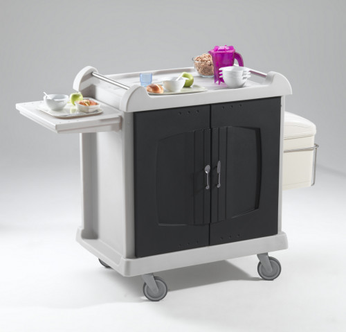 Poubelle avec support inox 48,5x28x55 cm Saint Romain