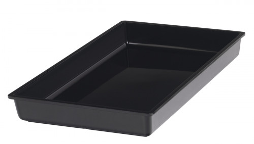 Bac noir mélamine 53 cm Vestah Platex