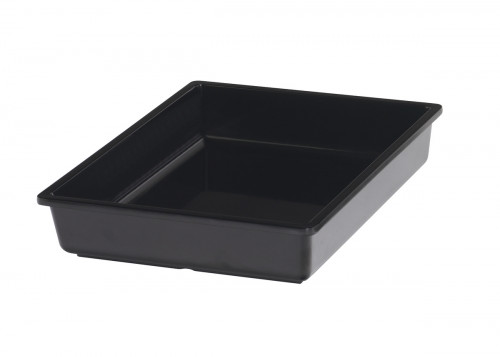 Bac noir mélamine 32,5 cm Vestah Platex