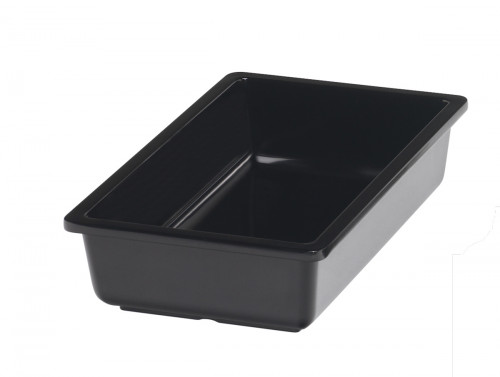 Bac noir mélamine 26,5 cm Vestah Platex