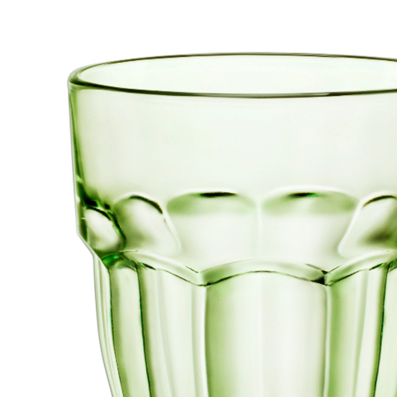 Gobelet forme basse vert verre trempé 27 cl Rock Bar Bormioli Rocco
