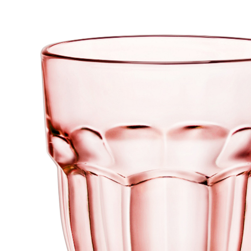 Gobelet forme basse orange verre trempé 27 cl Rock Bar Bormioli Rocco