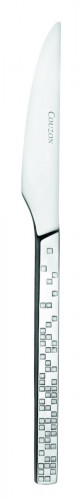 Couteau de table monobloc cranté 23 cm Pixelle 3d Couzon