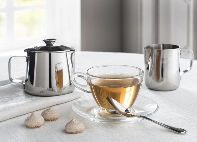 Théière ovale inox 18/10 60 cl 12,5 cm Dolce Pro.mundi