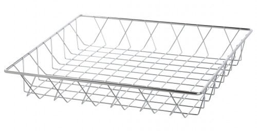 Corbeille rectangulaire inox 35,5x30,5x5,5 cm Pro.mundi