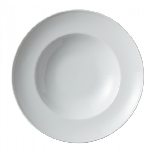 Assiette à pâtes rond blanc porcelaine Ø 30 cm