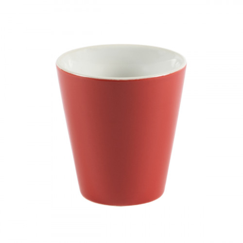 Gobelet rond rouge grès émaillé 20 cl Ø 8,5 cm Prismo Pro.mundi