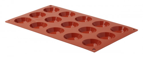 Plaque 15 mini tartelettes silicone GN 1/3 29,5x17,5x1 cm Pro.cooker