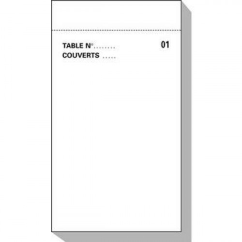 Bloc commande duplicopiant blanc papier 17x9,5 cm Cogir