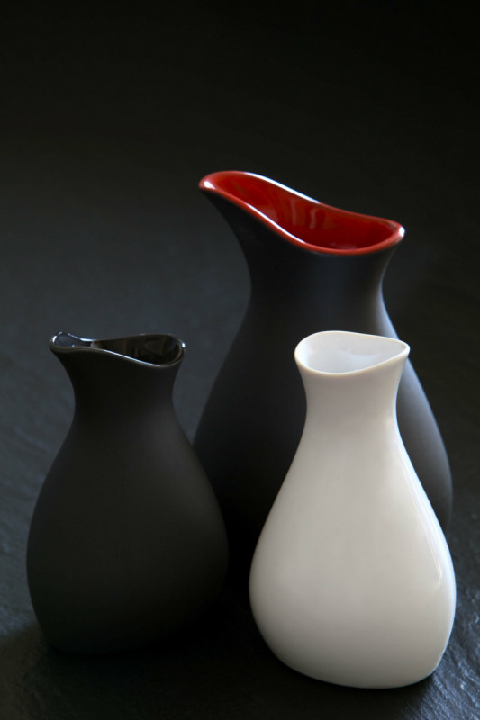 Pichet gris porcelaine culinaire 52 cl Likid Revol