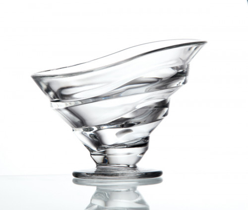 Coupe à dessert rond transparent verre pressé Ø 14 cm Circee La Rochere