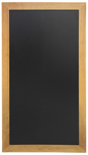 Ardoise murale rectangulaire noir 100x56 cm Classique Securit