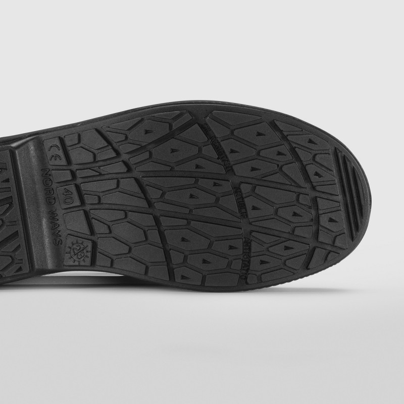 Chaussures mocassin de sécurité mixte noir 41 Tony Nordways