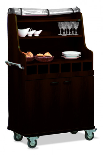 Vaisselier marron bois Rocam