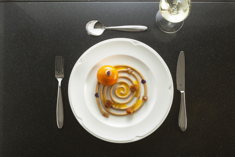 Assiette plate rond ivoire porcelaine vitrifiée Ø 20,7 cm Anna Rak