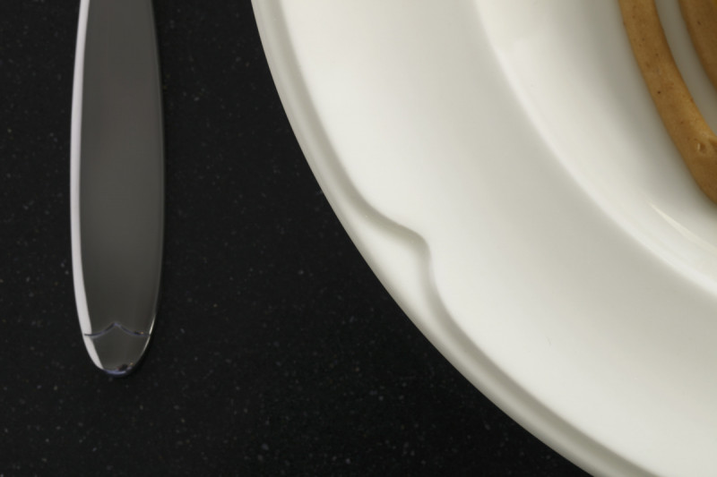 Assiette creuse rond ivoire porcelaine vitrifiée Ø 23,8 cm Anna Rak