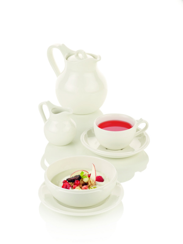 Coupelle rond ivoire porcelaine vitrifiée Ø 14 cm Anna Rak