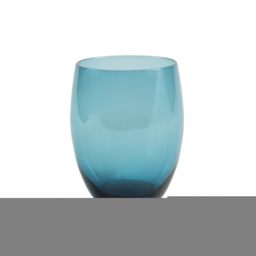Gobelet forme basse bleu verre 30 cl Baya Pro.mundi
