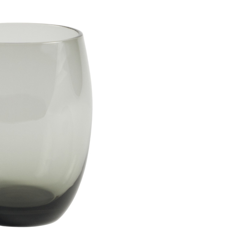 Gobelet forme basse gris verre 30 cl Baya Pro.mundi