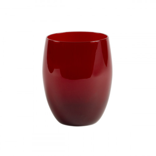 Gobelet forme basse rouge verre 30 cl Baya Pro.mundi