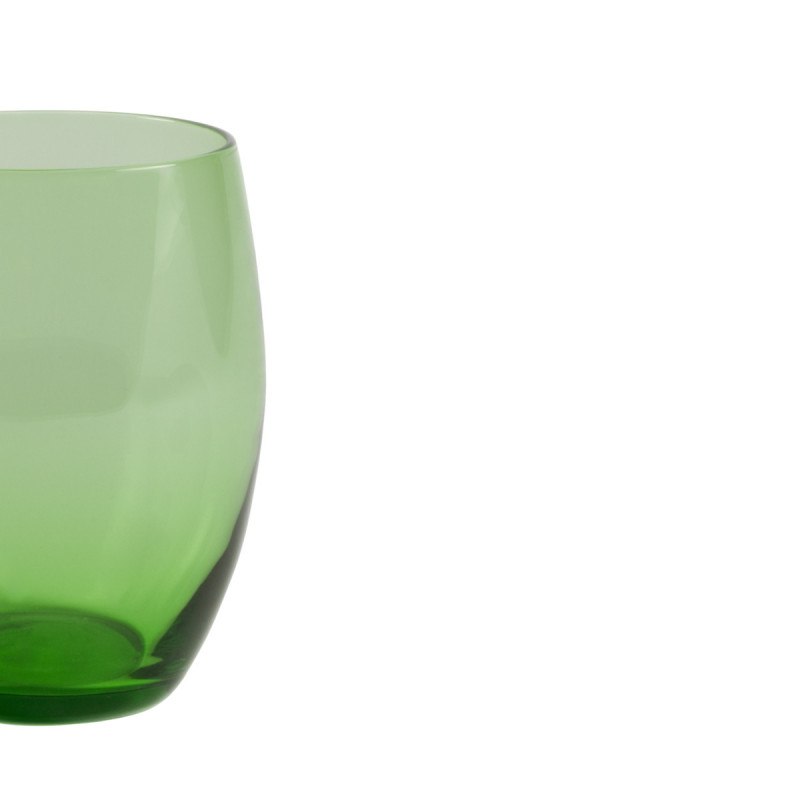 Gobelet forme basse vert verre 30 cl Baya Pro.mundi