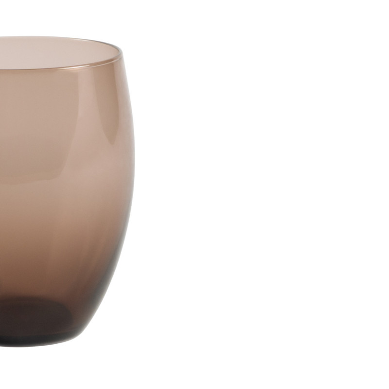 Gobelet forme basse violet verre 30 cl Baya Pro.mundi