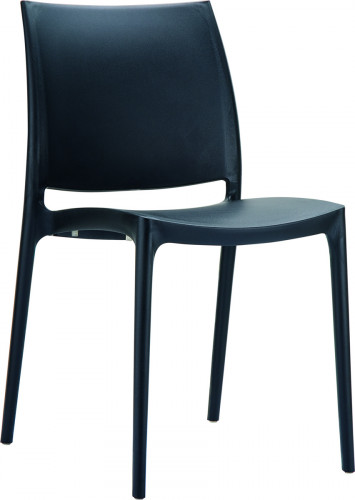 Chaise noir 81x44x50 cm Maya Flexmob