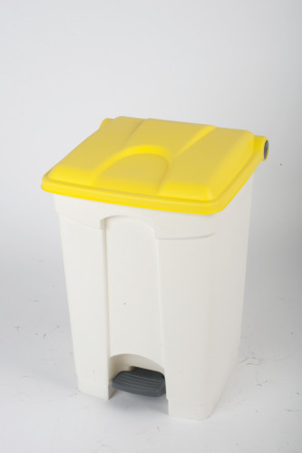 Collecteur à pédale plastique 45 L jaune Probbax