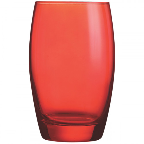 Gobelet forme haute rouge verre 35 cl Salto Arcoroc