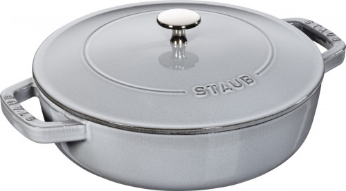 Sauteuse fonte d'acier Ø 28 cm 12,6 cm 3,7 L Chistera Staub