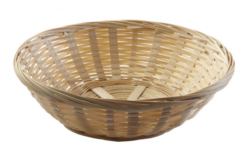 Corbeille rond bambou Ø 15 cm 6 cm Pro.mundi