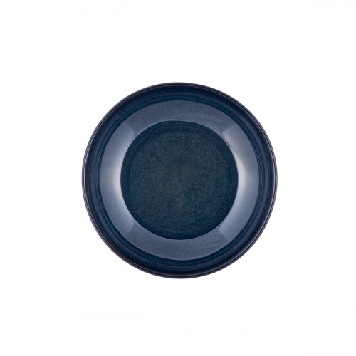 Assiette creuse rond bleu grès émaillé Ø 23 cm Gres Couleur Pro.mundi