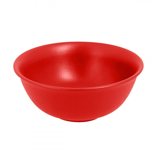 Bol rond rouge porcelaine vitrifiée Ø 16 cm Neo Fusion Rak