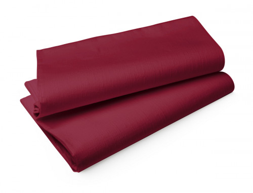 Nappe bordeaux non tissé 110x110 cm Evolin Duni (50 pièces)