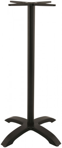 Pied de table bar noir 66x66x108 cm Berlin Flexmob