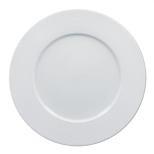 Assiette plate rond blanc porcelaine vitrifiée Ø 28,5 cm Evolution Rak