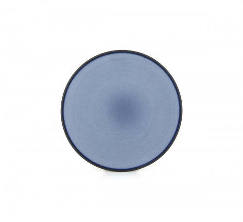 Assiette coupe plate rond bleu porcelaine culinaire Ø 21,5 cm Equinoxe Revol