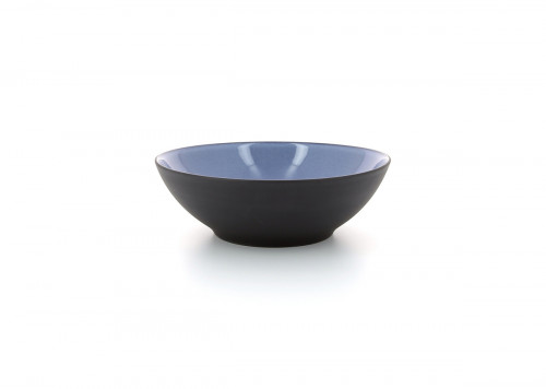 Assiette coupe creuse rond bleu porcelaine culinaire Ø 19 cm Equinoxe Revol