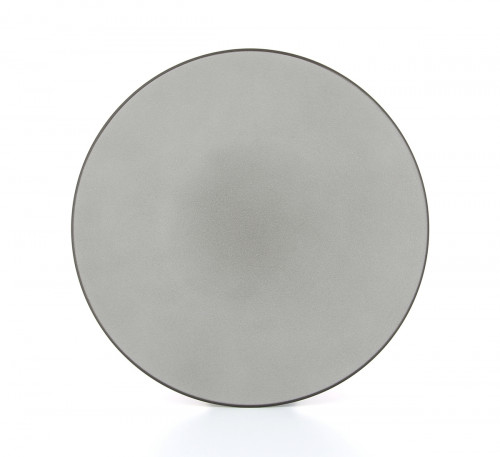 Assiette coupe plate rond gris porcelaine culinaire Ø 31,5 cm Equinoxe Revol