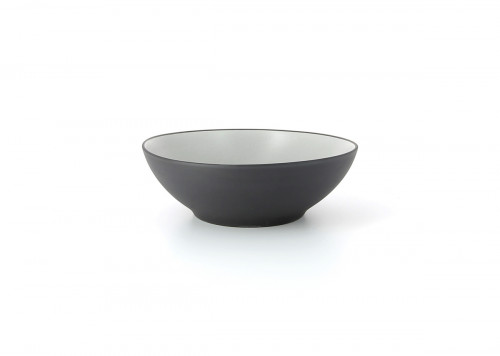 Assiette coupe creuse rond gris porcelaine culinaire Ø 19 cm Equinoxe Revol