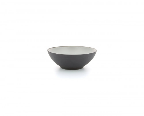 Assiette coupe creuse rond gris porcelaine culinaire Ø 15 cm Equinoxe Revol