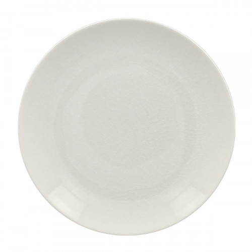 Assiette coupe plate rond blanc porcelaine vitrifiée Ø 30,7 cm Vintage Rak